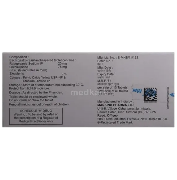 rabekind plus tablet 10's